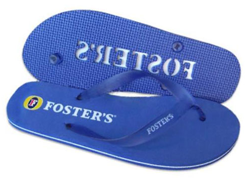 Beach thongs (indented style)